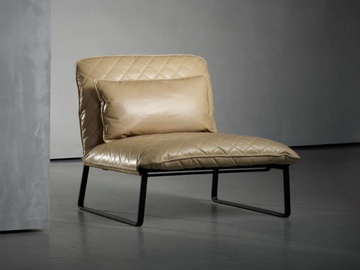 KEKKE LIVING - Sled base upholstered easy chair by Piet Boon - view 2